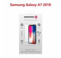 OCHRANNÉ TEMPEROVANÉ SKLO SWISSTEN SAMSUNG A750F GALAXY A7 2018 2,5D obrázek