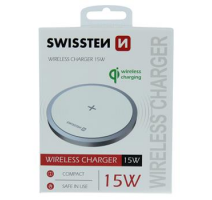 SWISSTEN WIRELESS NABÍJEČKA 15W BÍLA obrázek