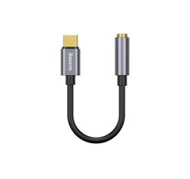 Baseus CATL54-0G Kabelová Redukce z USB-C na 3,5mm Audio Jack L54 (female) Deep Grey obrázek