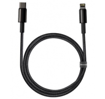 Baseus CATLWJ-01 Tungsten Gold Fast Charge Kabel USB-C to Lightning 20W 1m Black obrázek
