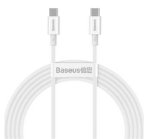 Baseus CATYS-C02 Superior Fast Charging Datový Kabel USB-C - USB-C 100W 2m White obrázek