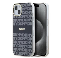 DKNY PC/TPU Repeat Pattern Tonal Stripe Magsafe Zadní Kryt pro iPhone 13 Black obrázek