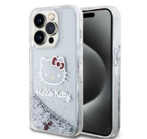 Hello Kitty Liquid Glitter Electroplating Head Logo Zadní Kryt pro iPhone 13 Pro Transparent obrázek