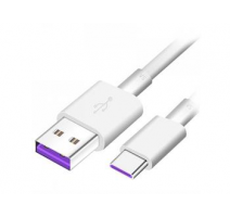 Huawei AP71 Quick Charger USB-C Datový Kabel 5A 1m White (Bulk) obrázek