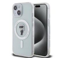 Karl Lagerfeld IML Ikonik MagSafe Zadní Kryt pro iPhone 15 Transparent obrázek