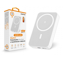 MagSafe Powerbanka Mag-Bank s bezdrátovým nabíjením, 10 000 mAh, bílá obrázek