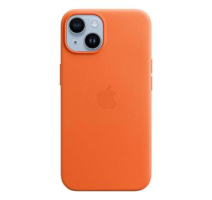 MPP83ZM/A Apple Kožený Kryt vč. MagSafe pro iPhone 14 Orange obrázek