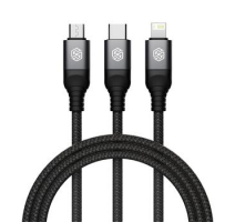 Nillkin Datový Kabel Swift Pro 3v1 1,5m Black obrázek