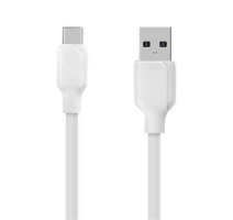 OBAL:ME Simple USB-A/USB-C Kabel 1m White obrázek