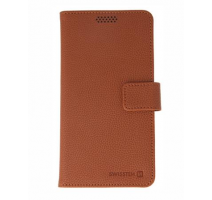POUZDRO SWISSTEN LIBRO UNI BOOK II XXL HNĚDÁ KOŽENKA (170 x 83 mm) obrázek