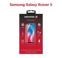 SKLO SWISSTEN FULL GLUE, COLOR FRAME, CASE FRIENDLY SAMSUNG A225 GALAXY A22 ČERNÉ obrázek