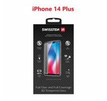 SKLO SWISSTEN ULTRA DURABLE 3D FULL GLUE GLASS APPLE IPHONE 14 PLUS ČERNÉ obrázek