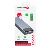 SWISSTEN POWER BANK 30000 mAh 133W POWER DELIVERY GREY  obrázek