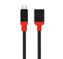 Tactical Pin4Fun Adapter USB-C/Lightning 0,1m Black/Red obrázek