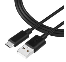 Tactical Smooth Thread Cable USB-A/USB-C  1m Black obrázek