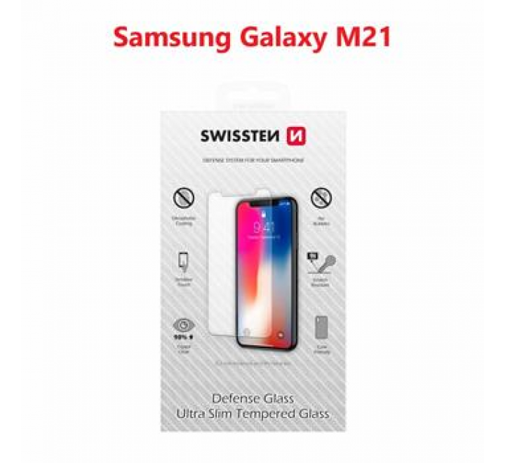 OCHRANNÉ TEMPEROVANÉ SKLO SWISSTEN SAMSUNG M215 GALAXY M21 RE 2,5D