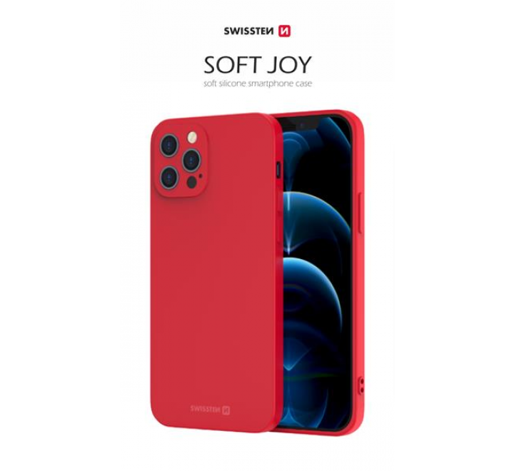 POUZDRO SWISSTEN SOFT JOY APPLE IPHONE 7/8/SE 2020 ČERVENÉ