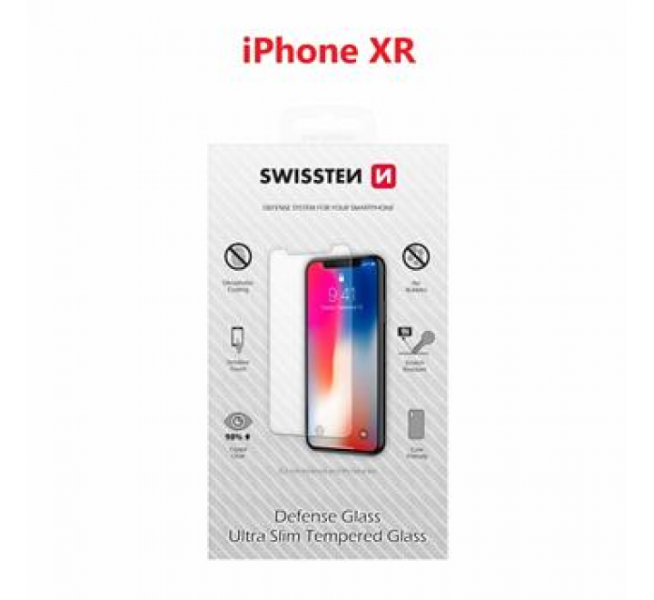 OCHRANNÉ TEMPEROVANÉ SKLO SWISSTEN APPLE IPHONE XR RE 2,5D