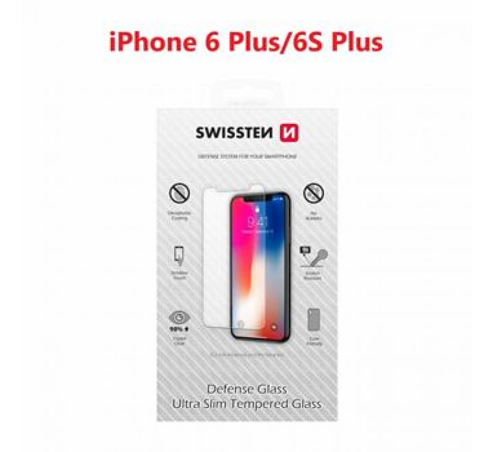 OCHRANNÉ TEMPEROVANÉ SKLO SWISSTEN APPLE IPHONE 6 PLUS/6S PLUS RE 2,5D