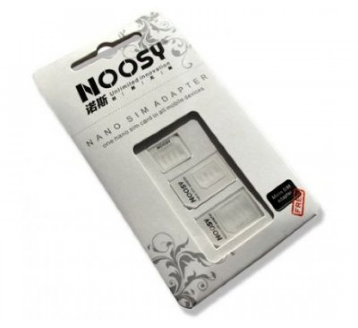 Adapter 3v1 microSIM/nanoSIM karty Noosy