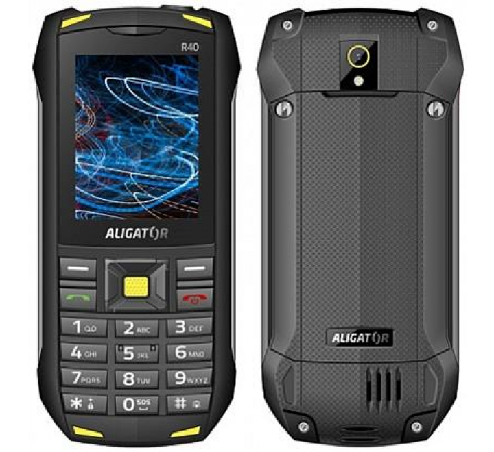 Aligator R40 eXtremo Dual SIM Black-Yellow 