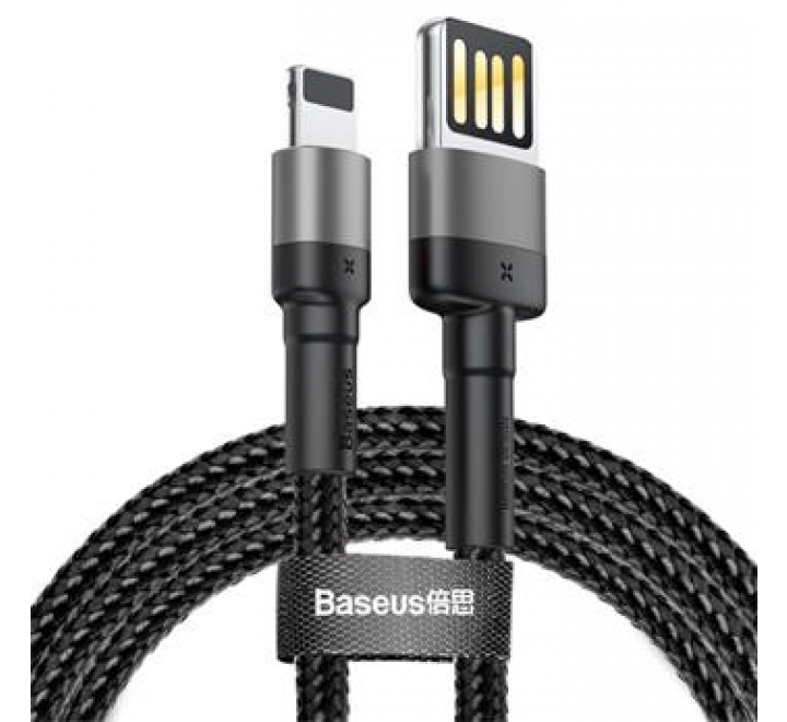 Baseus CALKLF-HG1 Cafule Kabel USB to Lightning Double Sided 1.5A 2m Grey/Black
