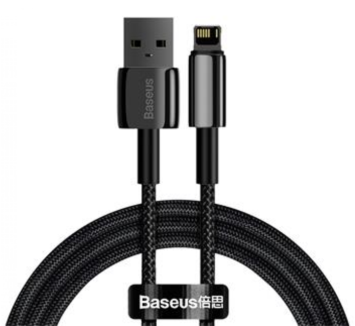 Baseus CALWJ-01 Tungsten Gold Kabel Lightning 2.4A 1m Black