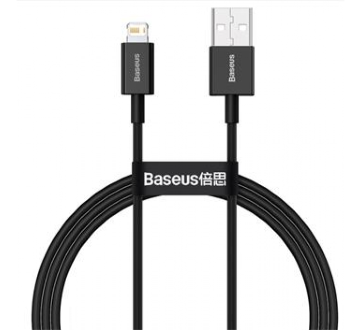 Baseus CALYS-A01 Superior Fast Charging Datový Kabel USB to Lightning 2.4A 1m Black