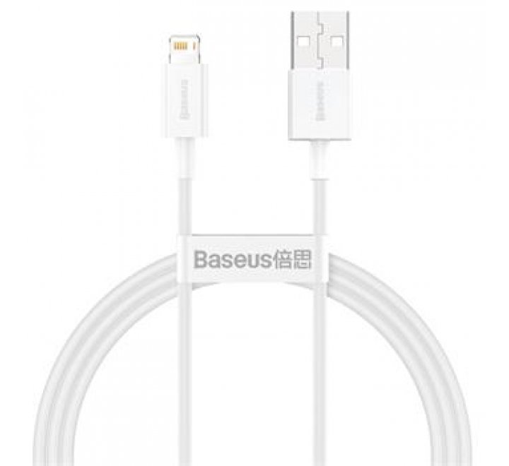 Baseus CALYS-A02 Superior Fast Charging Kabel Lightning 2.4A 1m White