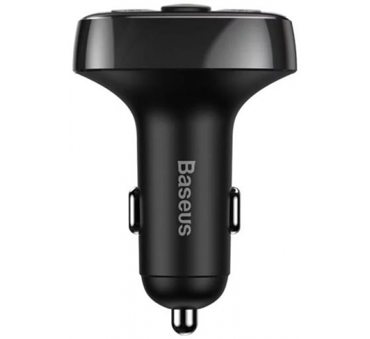 Baseus CCMT000001 S-09A 2x USB Nabíječka Do Auta a FM Transmitter Black