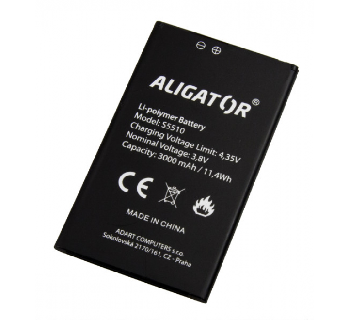 Baterie ALIGATOR S5510 Duo, Li-Ion 3000 mAh, originální