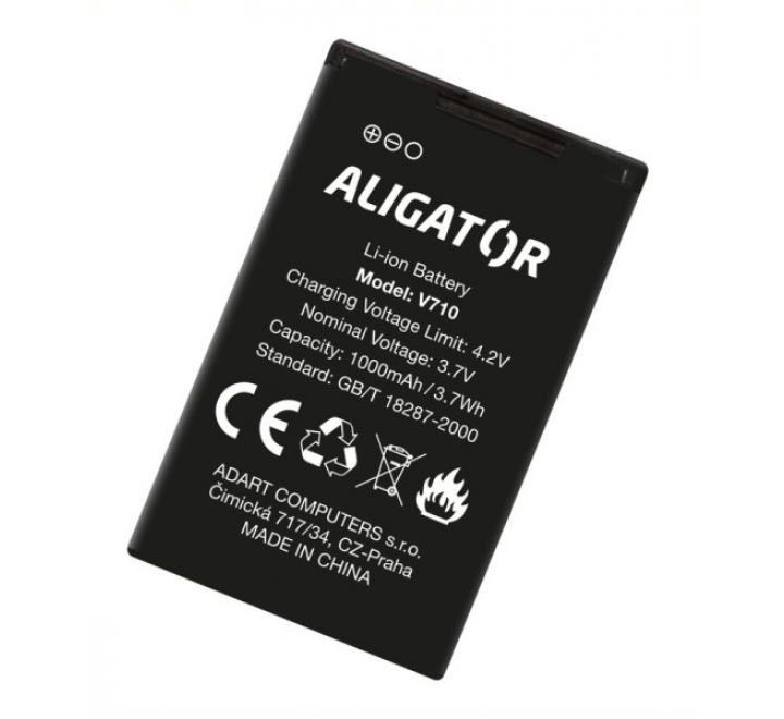 Baterie ALIGATOR V710/C100, Li-Ion 800 mAh, originální