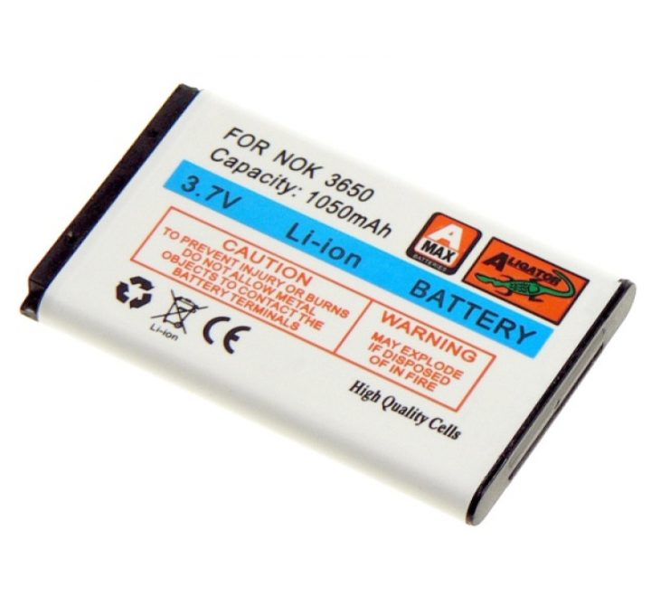 Baterie, Nokia 11/23/31/6230/6600, ALIGATOR A290/330/400/500(i) Li-ION 1050 mAh, kompatibilní, nahrazuje BL-5C