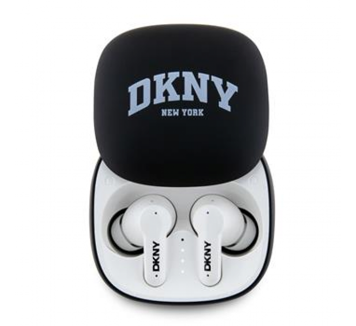 DKNY 3D Rubber Matte Finish TWS Bezdrátová Sluchátka Black