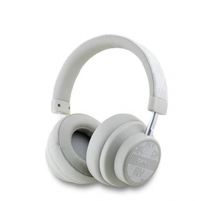 DKNY PU Leather Checkered Pattern Bezdrátová Sluchátka Pink