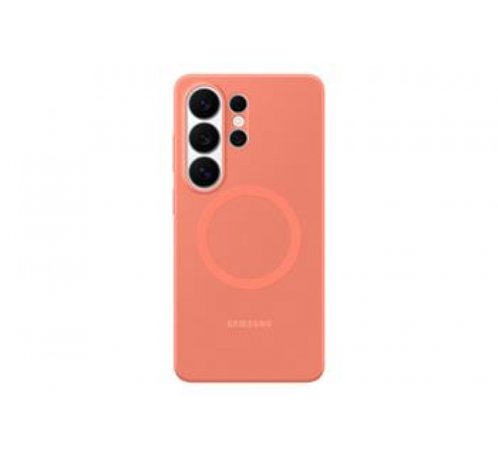 EF-ES948COE Samsung Silikonový Magnetický Kryt pro Galaxy S26 Ultra Coral Red