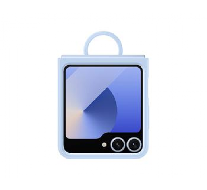 EF-PF741TLE Samsung Silikonový Kryt s Kroužkem pro Galaxy Z Flip 6 Blue