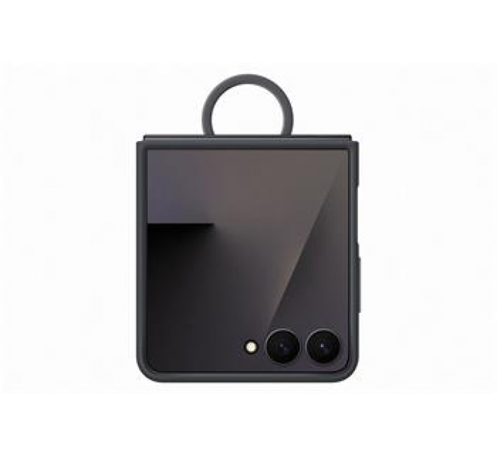 EF-PF766TBE Samsung Silikonový Kryt s Kroužkem pro Galaxy Z Flip 7 Black