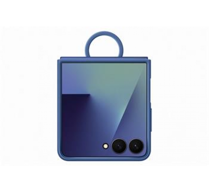 EF-PF766TNE Samsung Silikonový Kryt s Kroužkem pro Galaxy Z Flip 7 Blue