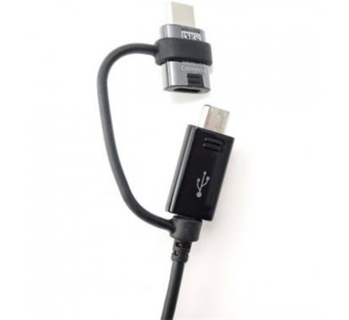 EP-DG950DBE Samsung Combo Type C/microUSB Datový Kabel Black (Bulk)