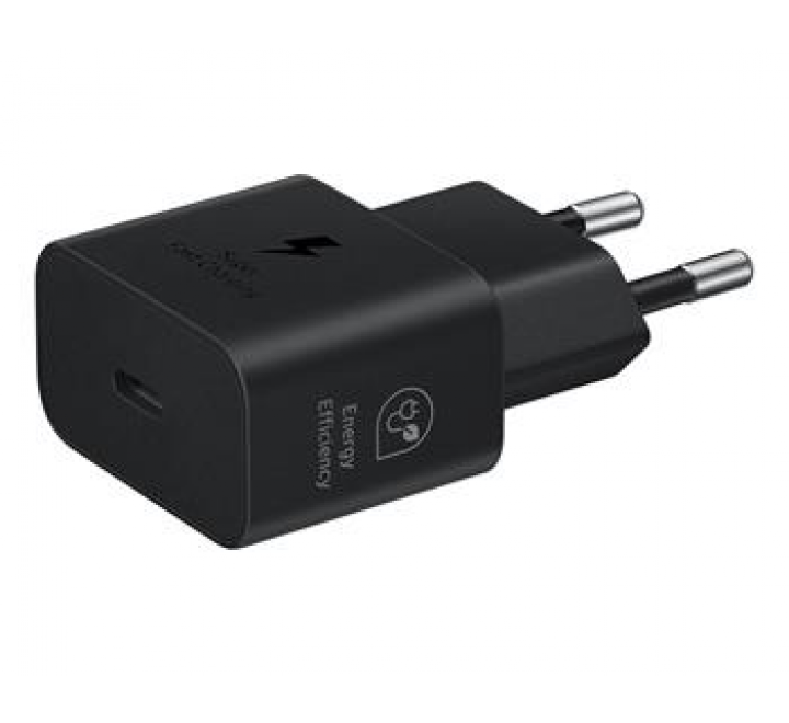 EP-T2510EBE Samsung USB-C 25W Cestovní nabíječka Black (OOB Bulk)