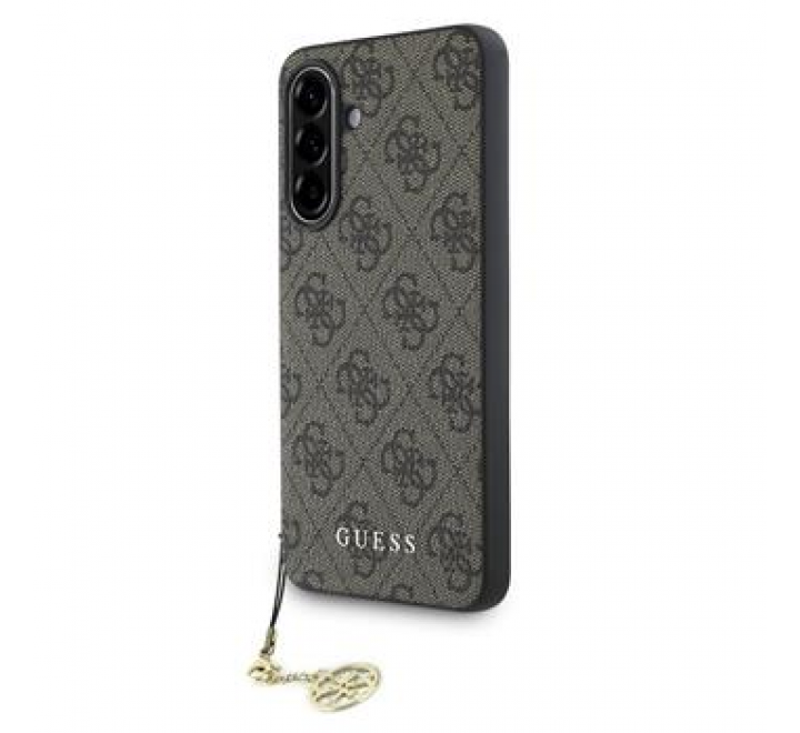 Guess 4G Charm Zadní Kryt pro Samsung Galaxy A56 Brown