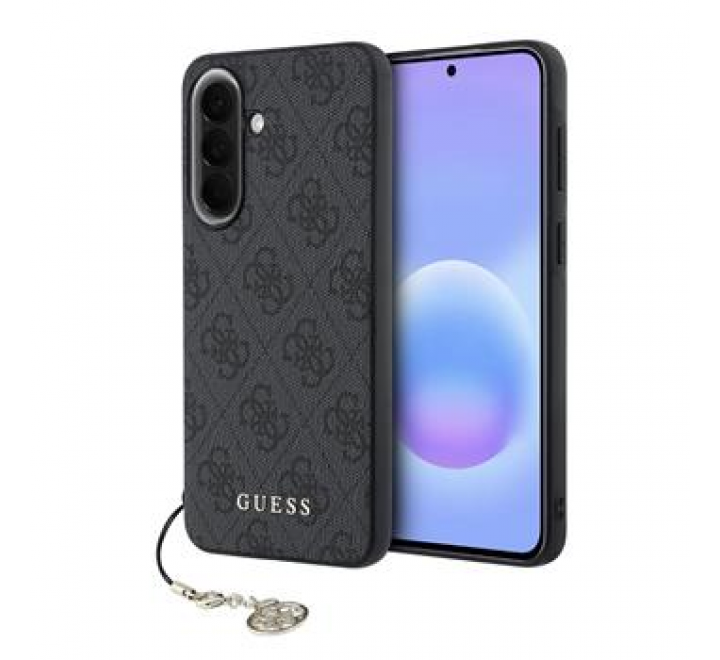 Guess 4G Charm Zadní Kryt pro Samsung Galaxy A57 Black