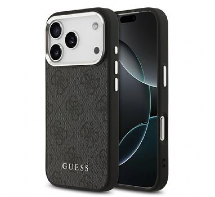 Guess 4G MagSafe Zadní Kryt pro iPhone 17 Pro Black