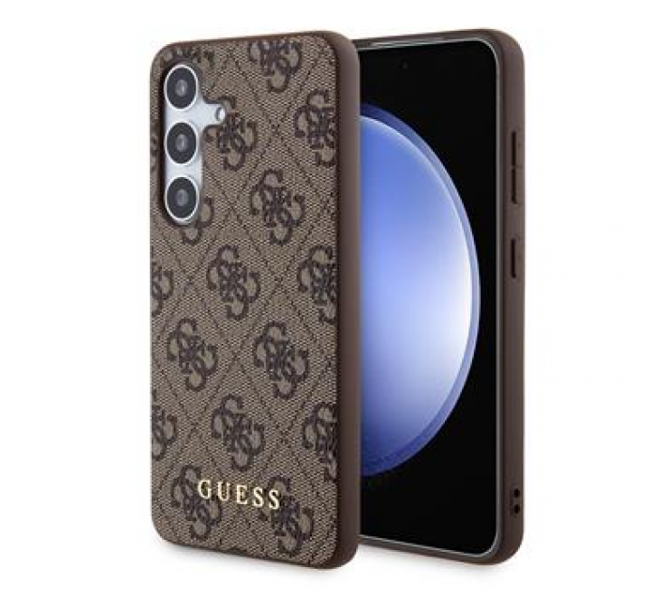 Guess 4G Zadní Kryt pro Samsung Galaxy S24 Brown