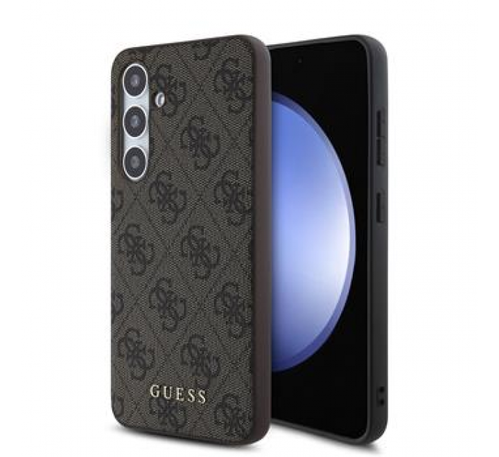 Guess 4G Zadní Kryt pro Samsung Galaxy S24 FE Brown