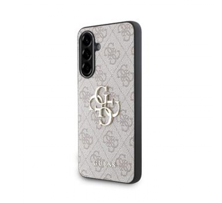 Guess PU 4G Metal Logo Zadní Kryt pro Samsung Galaxy A36 Pink