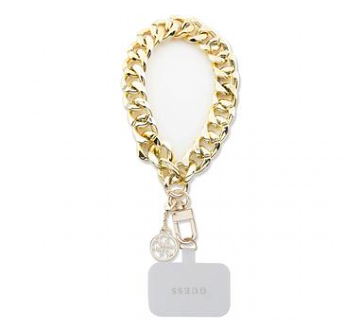 Guess Univerzální Popruh na Ruku 4G Charm Gold