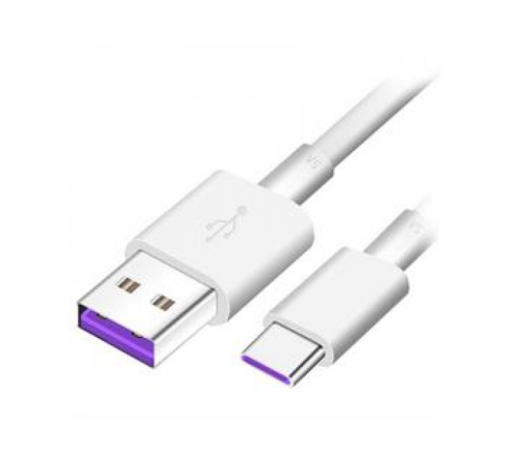 Huawei AP71 Quick Charger USB-C Datový Kabel 5A 1m White (Bulk)