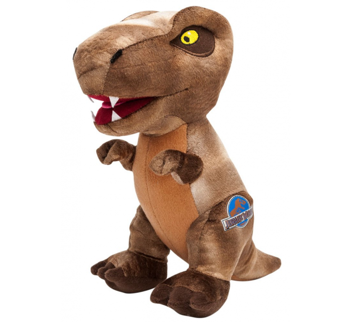 Plyšák T-rex hnědý 25cm